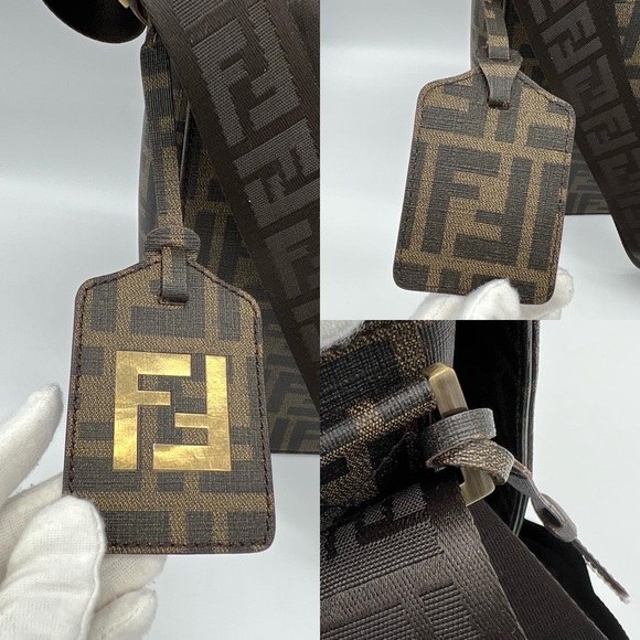 Authentic Fendi Zucca coated canvas messenger bag - Picture 14 of 17